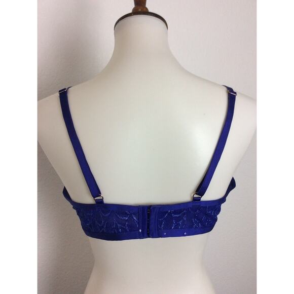 Fenty X Savage Lingerie Bra Floral Lace Metallic Underwire - Picture 7 of 10